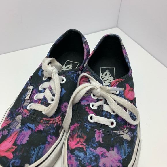 Vans Floral pattern, Pink, purple, blue and black. Womens 6 or Mens 4.5 - Picture 4 of 16